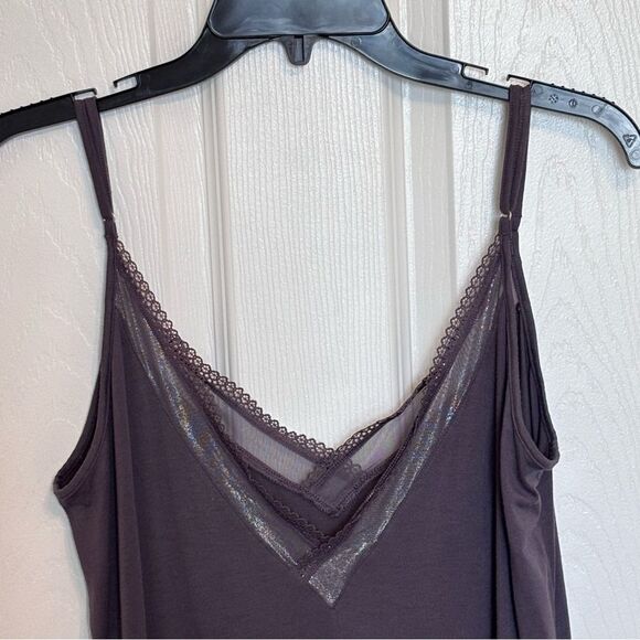 Victoria's Secret | Women's Purplish Grey Nightgown Nightie Pajamas Lace Size M - Picture 10 of 13